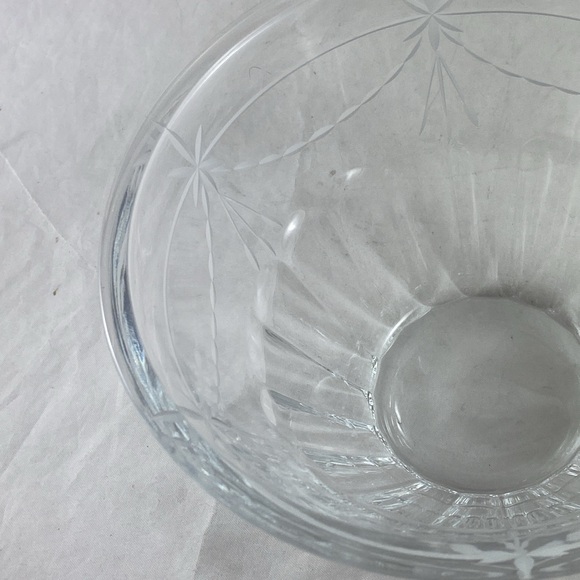 Gorham 1831 Chantilly Collection Handcut Full Lead Crystal Bowl Garland Pattern - Picture 7 of 8